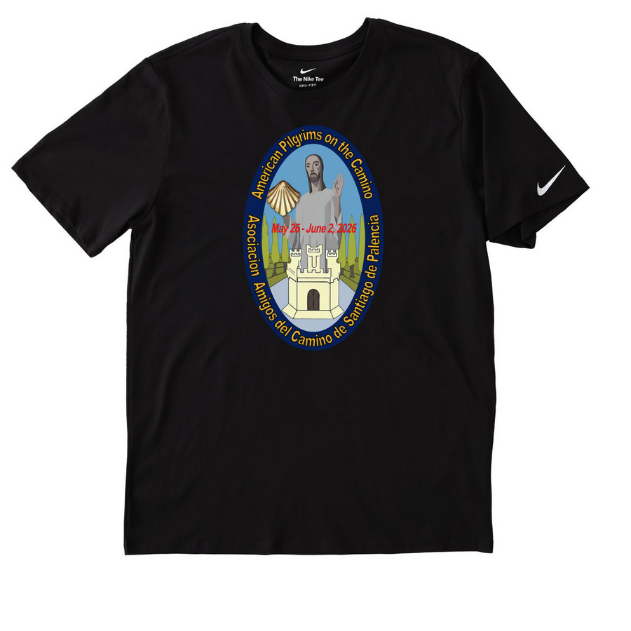 Palencia Cultural Event, a Black Nike Dri-FIT Jersey Blend Performance Tee