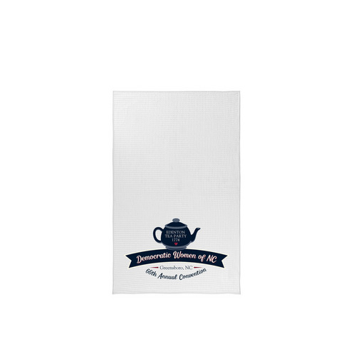 Official Convention Tea Towel, a White Tea Towel