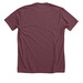 Give Pigs A Chance, a Heather Maroon Premium Unisex Tee (back-view)