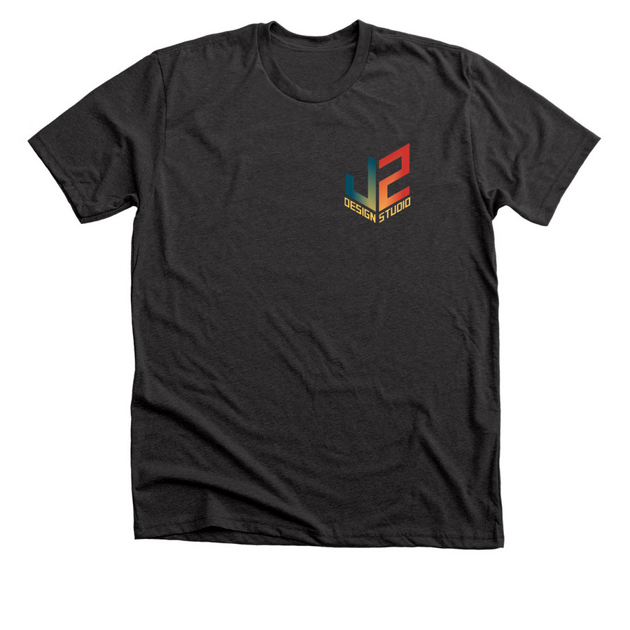 J Squared Design Studio Apparel and Gear, a Dark Grey Heather Premium Unisex Tee