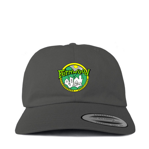 Fernwood Hats, a Dark Gray Printed Classic Baseball Cap