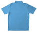 Pocket Logo, a Carolina Blue Unisex Performance Polo (back-view)