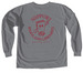 Support Maryland Libraries, a Granite Comfort Colors Long Sleeve Tee (back-view)
