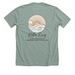 Shauna Shirts, a Heather Sage Premium Unisex Tee (back-view)