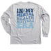 Mental Health Matters at Mercy Haven, a Sport Grey Classic Long Sleeve Tee (back-view)