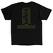 Beetlejuice JR., a Black Classic Unisex Tee (back-view)