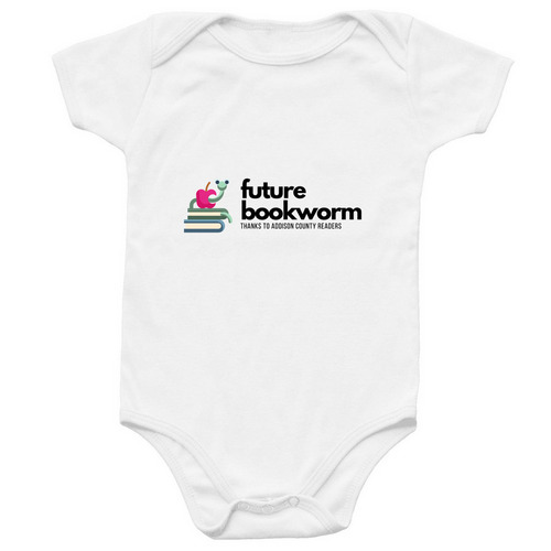 Baby Future Bookworm Onesie, a White Infant Onesie