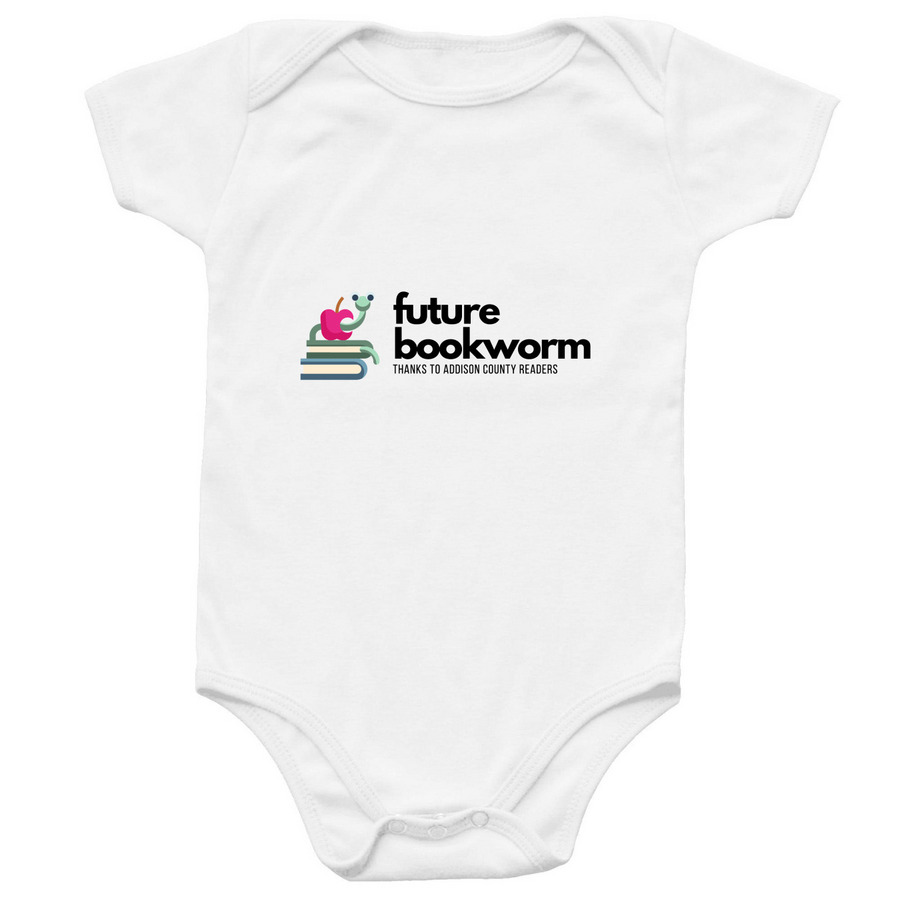 Baby Future Bookworm Onesie, a White Infant Onesie