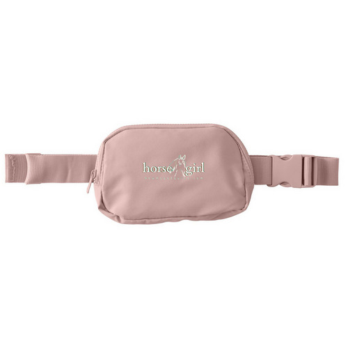 "Horse Girl" Hip Pack, a Rose Quartz Matte Hip Pack