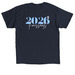 Finissants 2026 (Noir et Bleu) &nbsp;Saint-Gabriel, a Navy Classic Unisex Tee (back-view)