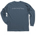 Long Sleeve Apparel, a Indigo Classic Long Sleeve Tee (back-view)