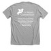 ?Reserves of Strength? T-shirts and Hoodies, a Athletic Heather Premium Unisex Tee (back-view)