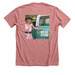 MTAE Merch 1.0, a Heather Mauve Premium Unisex Tee (back-view)