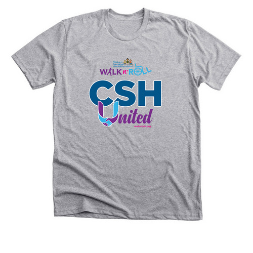 Walk n' Roll CSH United Gear, a Athletic Heather Premium Unisex Tee