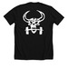 RHS Pronouns, a Solid Black Blend Premium Unisex Tee (back-view)