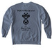 Pug-O-Ween 2026, a Blue Jean Comfort Colors Crewneck Sweatshirt (back-view)