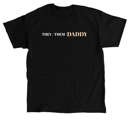 My'StroE Pronouns Collection, a Black Classic Unisex Tee