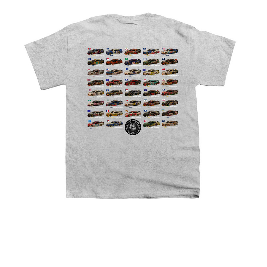2026 Team Elmo 200, a Sport Grey Youth Unisex Tee (back-view)