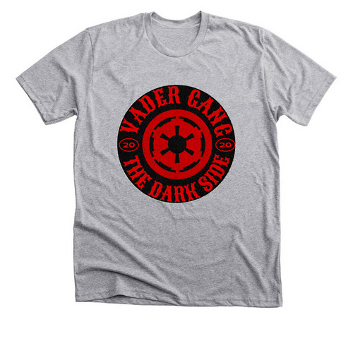 The Dark Side, a Athletic Heather Premium Unisex Tee