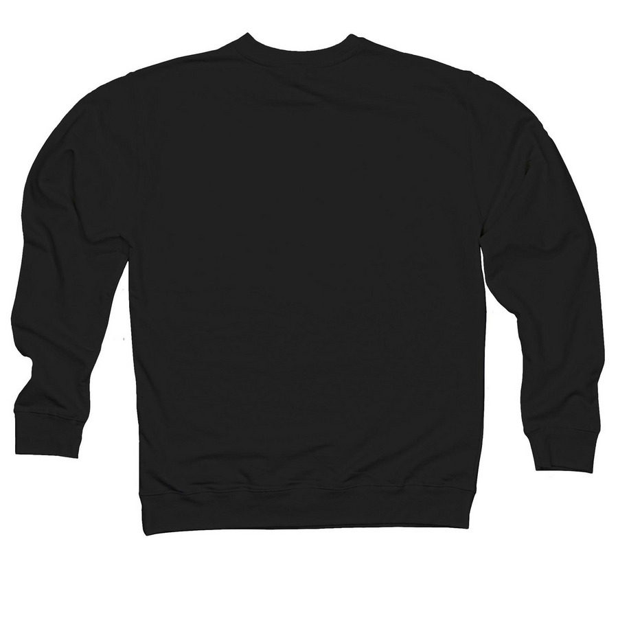 Ventana Ballet Swag, a Black Midweight Crewneck Sweatshirt (back-view)