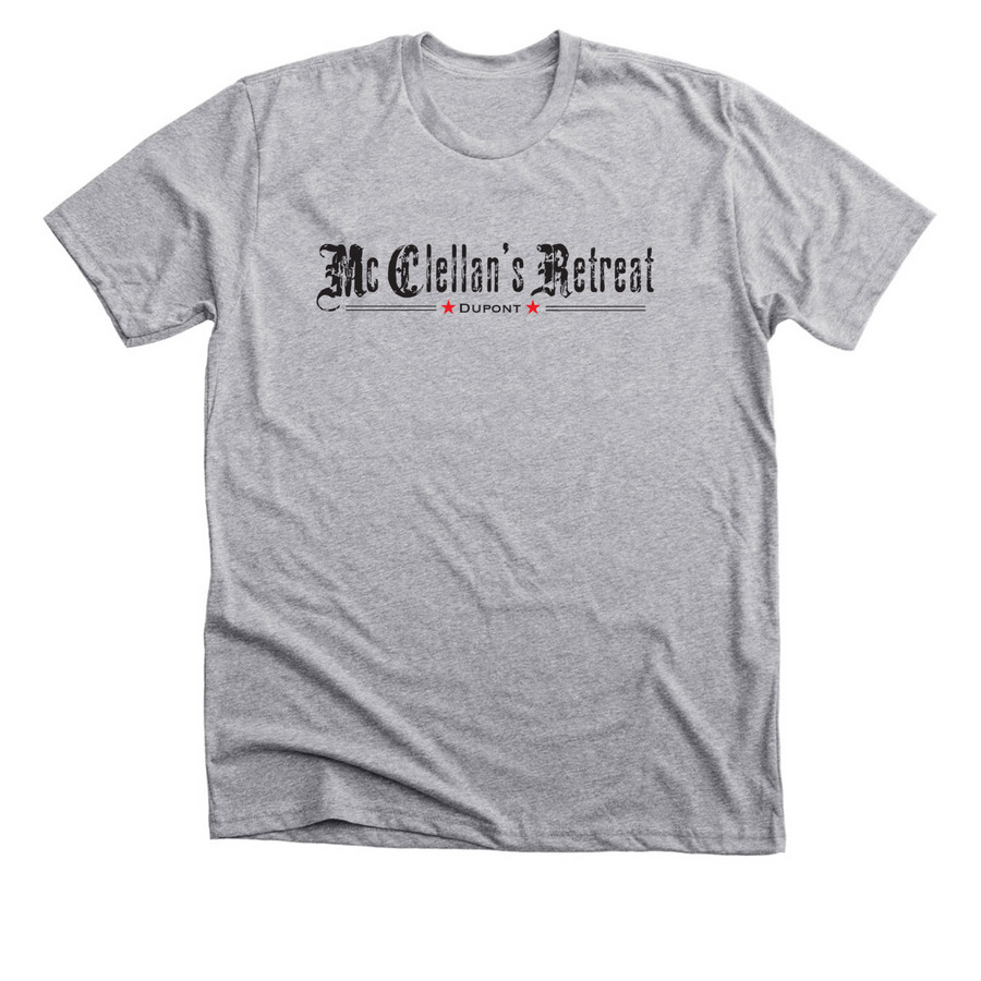 McClellan's Logo, a Athletic Heather Premium Unisex Tee