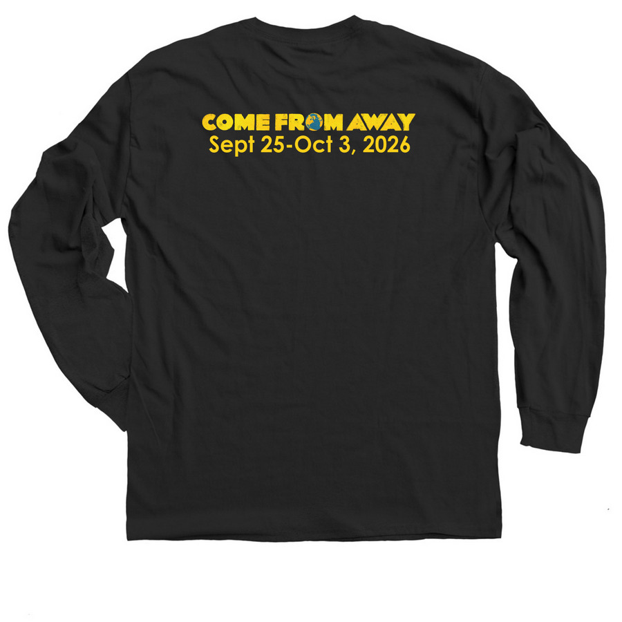 Kindness is Our Runway&nbsp;, a Black Classic Long Sleeve Tee (back-view)