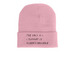 THE ONLY A.I. Beanies, a Pink Printed Cuffed Beanie