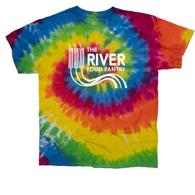 The River Logo - Tie Dye Apparel, a Moondance Classic Tie Dye Tee