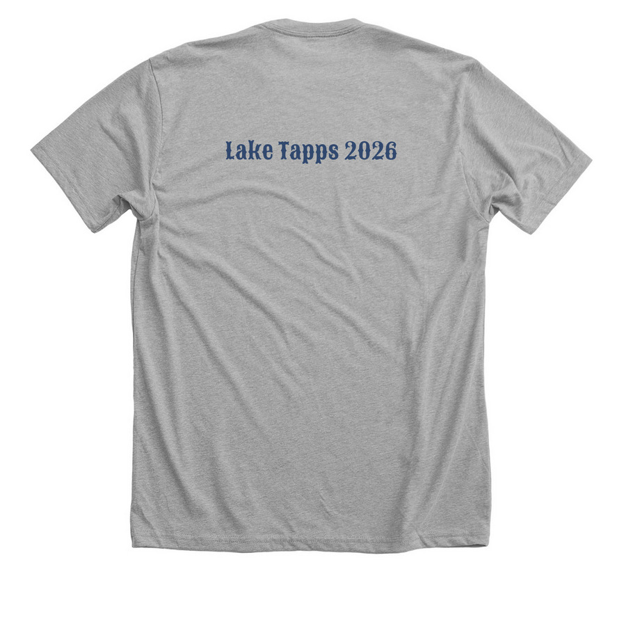 Tapps 2026, a Athletic Heather Premium Unisex Tee (back-view)