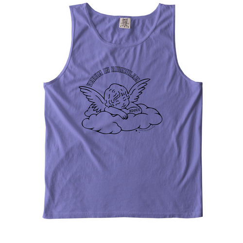 Truth Over Funny - Angel, a Violet Comfort Colors Tank Top