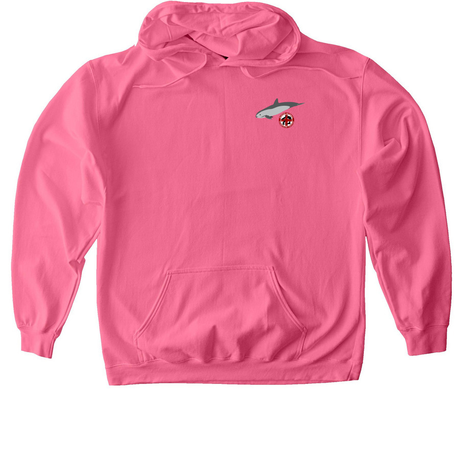 Our Lives Have a Porpoise- dark colors, a Pink Lemonade Softstyle Pullover Hoodie