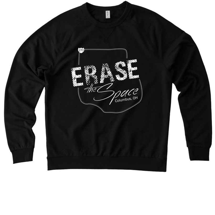 ETS Tees and sweats, a Deep Black Allmade Organic French Terry Crewneck Sweatshirt