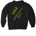 Spiritual swag.&nbsp;, a Black Gildan Softstyle Pullover Hoodie (back-view)