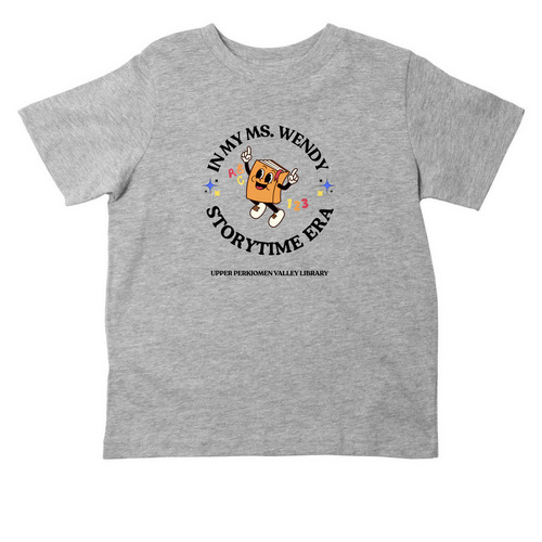 Ms. Wendy Storytime Toddler, a Heather Toddler Tee