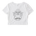Mighty Aphrodites, a White Women's Fitted Cropped Tee