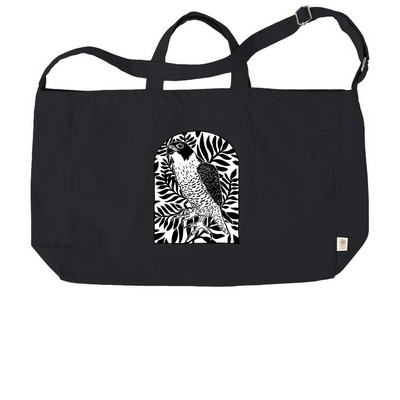 Peregrine Falcon, a Black Reclaimist G2G Tote Bag