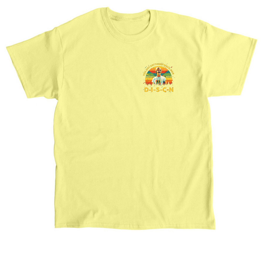 D-I-S-C-N, a Cornsilk Classic Unisex Tee