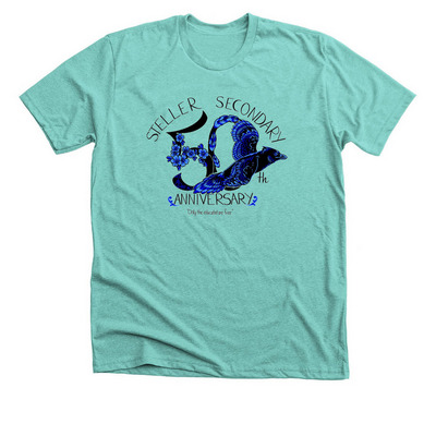 Steller 50th Anniversary Celebration, a Heather Sea Green Premium Unisex Tee