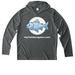 Hoodie, a Dark Smoke Grey UV Performance Long Sleeve Hoodie