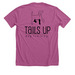 Tails Up Shirts (Summer/Fall 2026), a Heather Magenta Premium Unisex Tee (back-view)