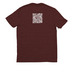 Advocate for Awareness, a Vino Red Allmade Eco Triblend Unisex Tee (back-view)
