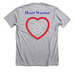 Strong Heart Warrior Angel, a Athletic Heather Premium Unisex Tee (back-view)