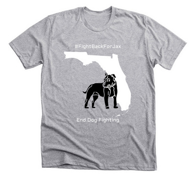 Fight Back for Jax, a Athletic Heather Premium Unisex Tee