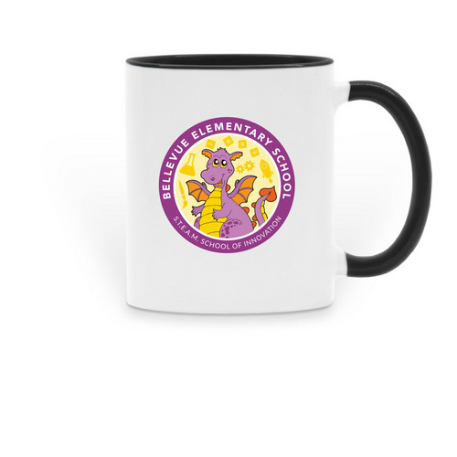 Dragons Mug, a Black Two-Tone Ceramic Mug