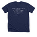Bonhoeffer Quote Shirts & Sweatshirts, a Solid Navy Blend Premium Unisex Tee