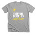 Everyone Deserves Sunshine, a Athletic Heather Premium Unisex Tee