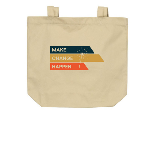Momentum Tote, a Oyster Organic Cotton Tote Bag