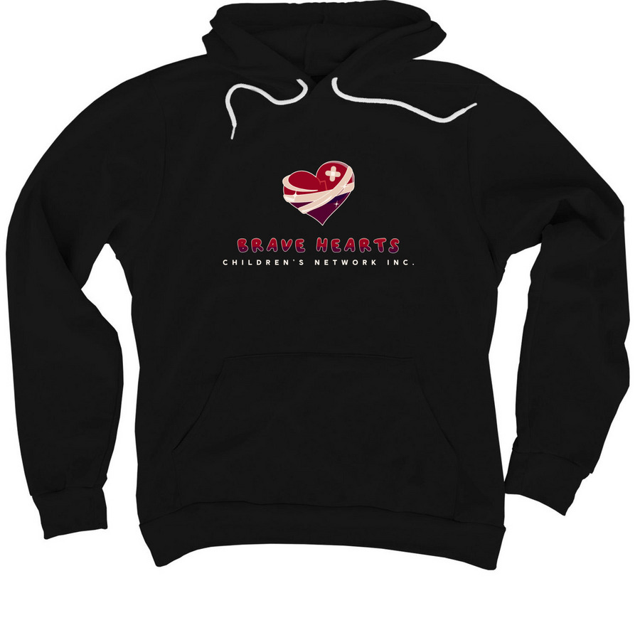 Brave Hearts Children's Network Inc., a Black Premium Pullover Hoodie