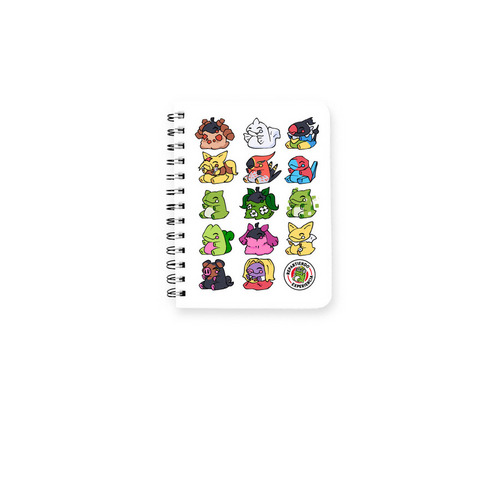 Cuaderno Sustitutos, a White Spiral Notebook