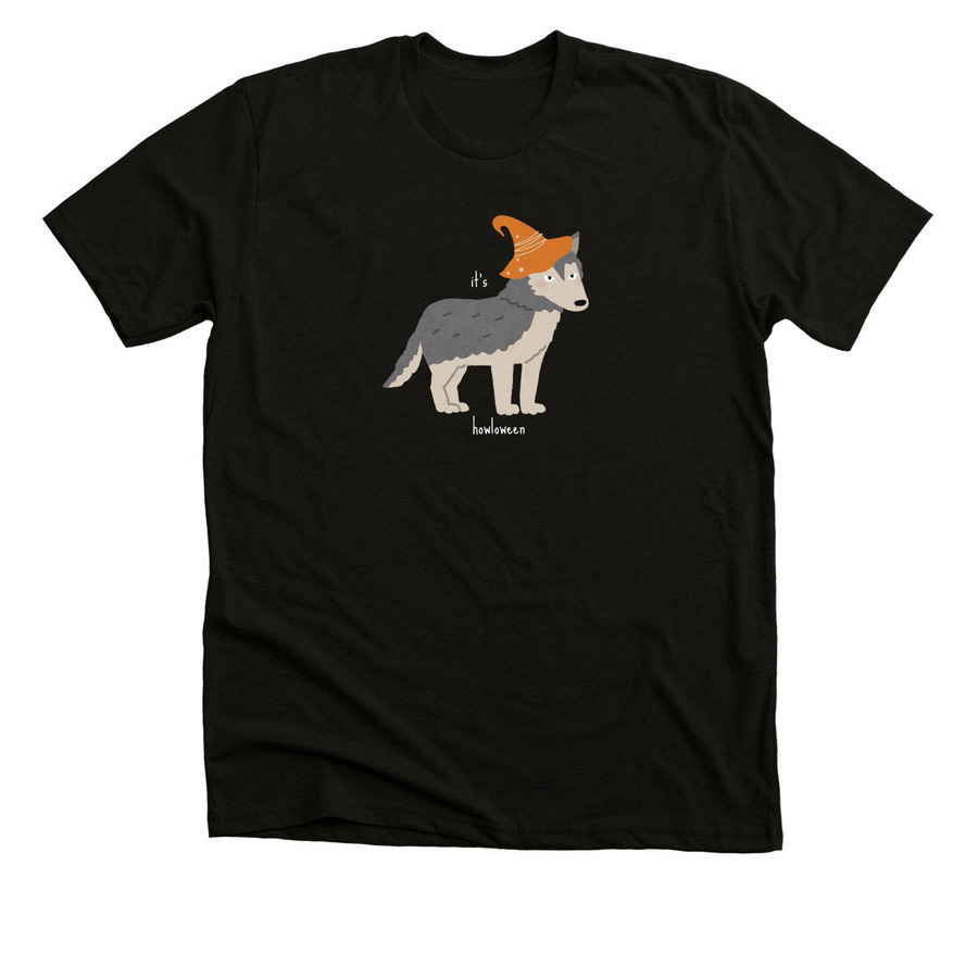 It's Howloween, a Solid Black Blend Premium Unisex Tee